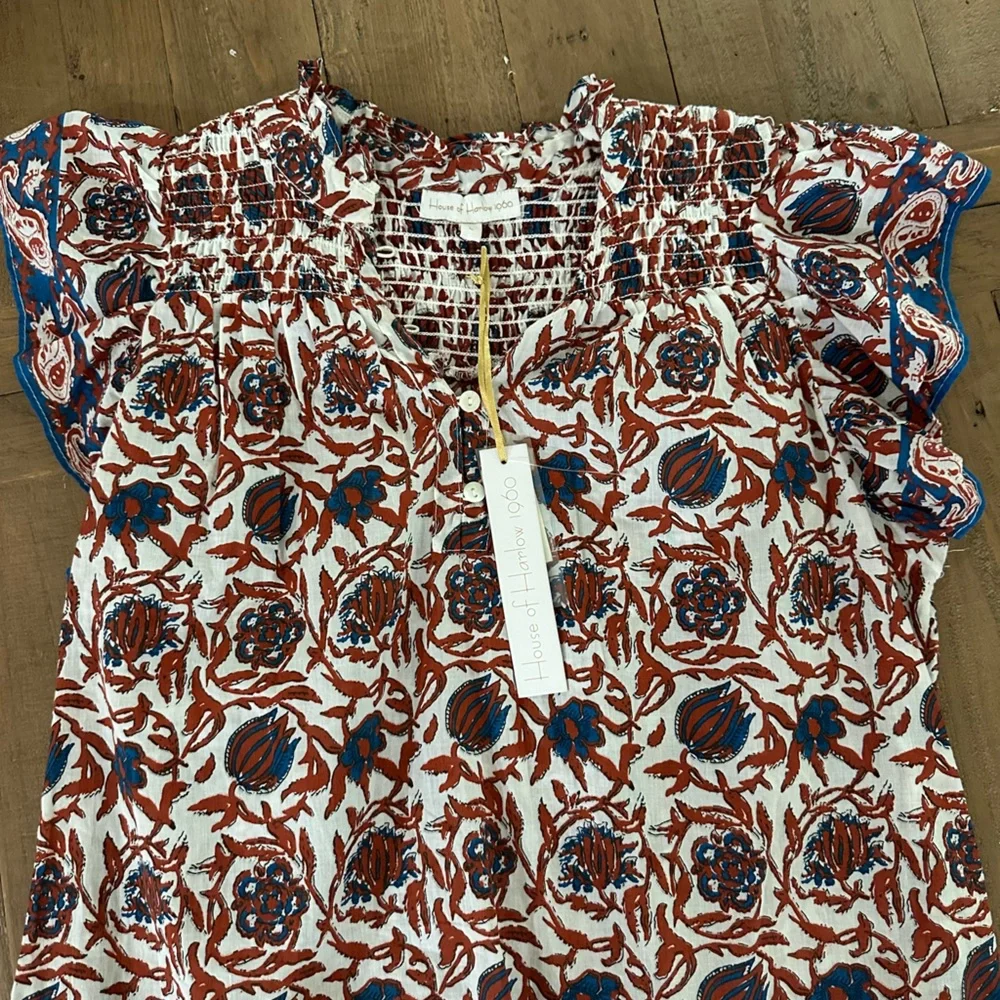 House of Harlow 1960 Blouse NWT - Picture 2 of 16